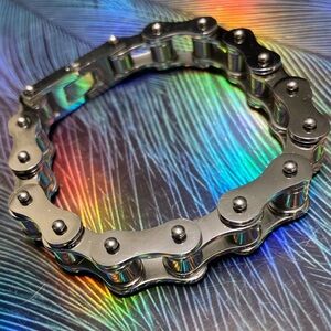 Heavy Stainless Steel Motorcycle Bracelet